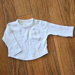 Banana Republic White Long Sleeve Tee